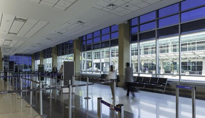 airport terminal windows